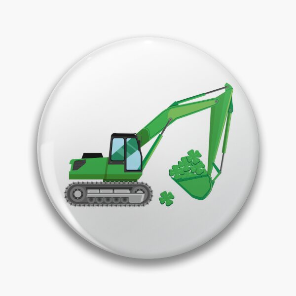 Artikelvorschau, I Dig St. Patrick's Day Excavator Boys Kids St Patrick's Day Gear entworfen und verkauft von DynamicDesign.