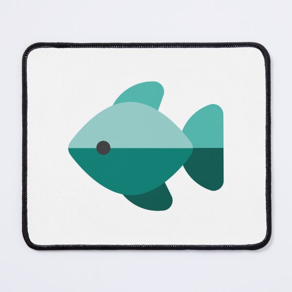 Item preview, fish cat mat designed and sold by Pixelish.