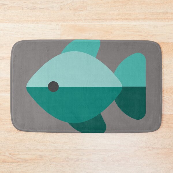 Item preview, fish cat mat designed and sold by Pixelish.
