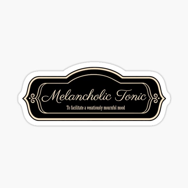 Melancholic Tonic Potion Sticker