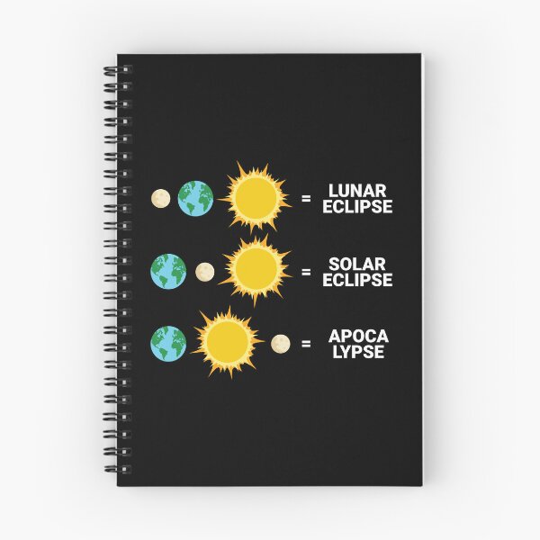 Item preview, Eclipse lunar Eclipse solar Apocalipsis Diseño divertido de la ciencia designed and sold by mrhighsky.