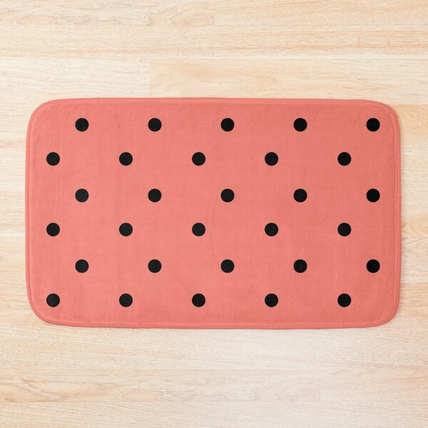 Item preview, Simple Salmon and Black Dots designed and sold by AlinaSCorner.