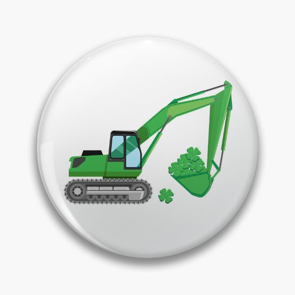 Artikelvorschau, Loads Of Luck Excavator Construction Kids St. Patrick's Day Gear entworfen und verkauft von DynamicDesign.