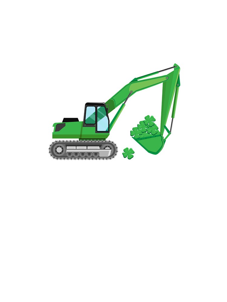 Imagen 4 de 4, Funda de iPhone con la obra Loads Of Luck Excavator Construction Kids St. Patrick's Day Gear, diseñada y vendida por DynamicDesign.