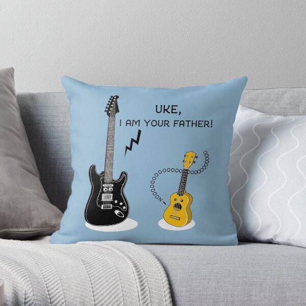 Uke, I am your Father! Throw Pillow