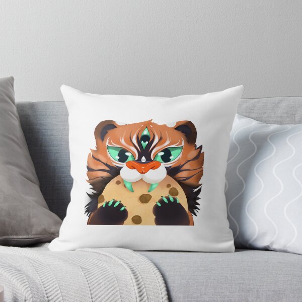 Artikelvorschau, Aora Tiger Furry isst Cooki entworfen und verkauft von leayu.