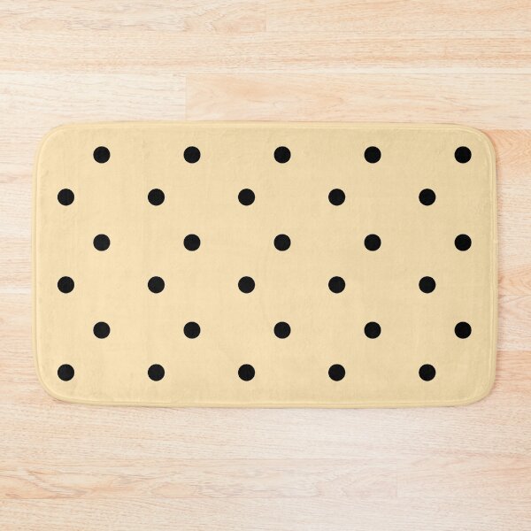 Item preview, Simple Yellow Peach and Black Dots designed and sold by AlinaSCorner.