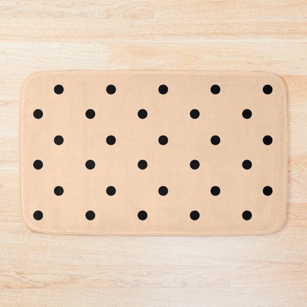 Item preview, Simple Peachpuff and Black Dots designed and sold by AlinaSCorner.