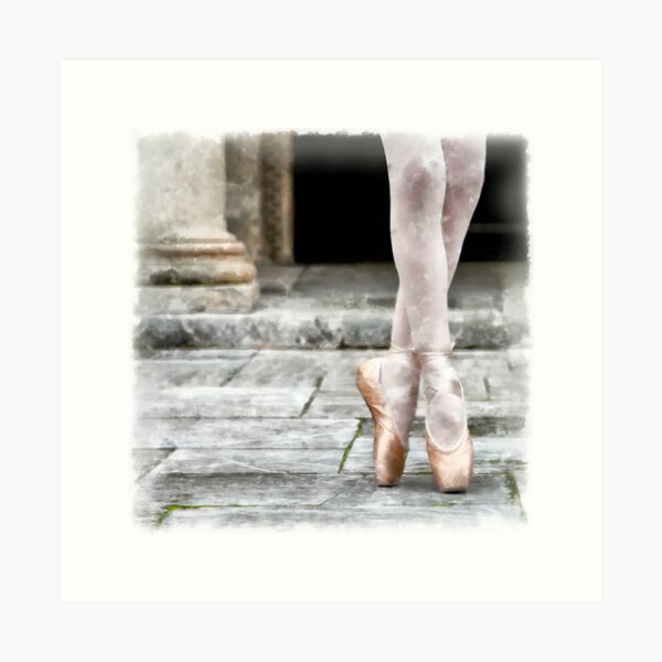 ballet shoe art print