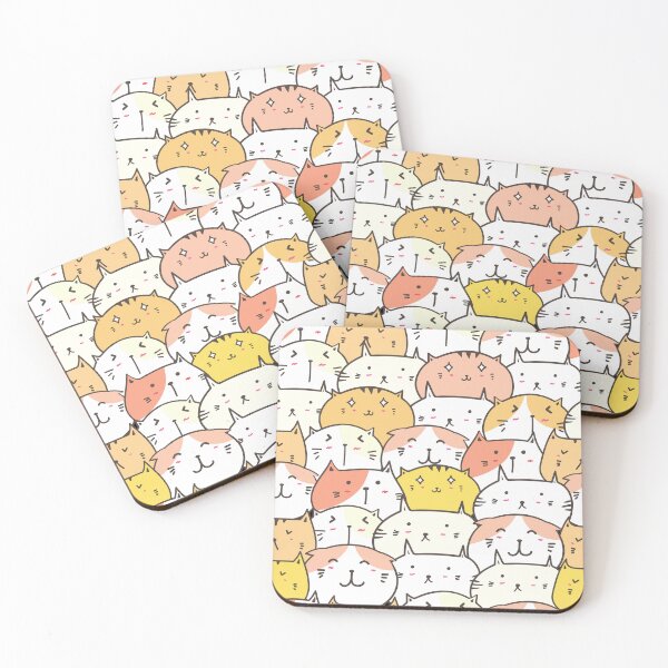 Item preview, cats pattern designed and sold by Pixelish.