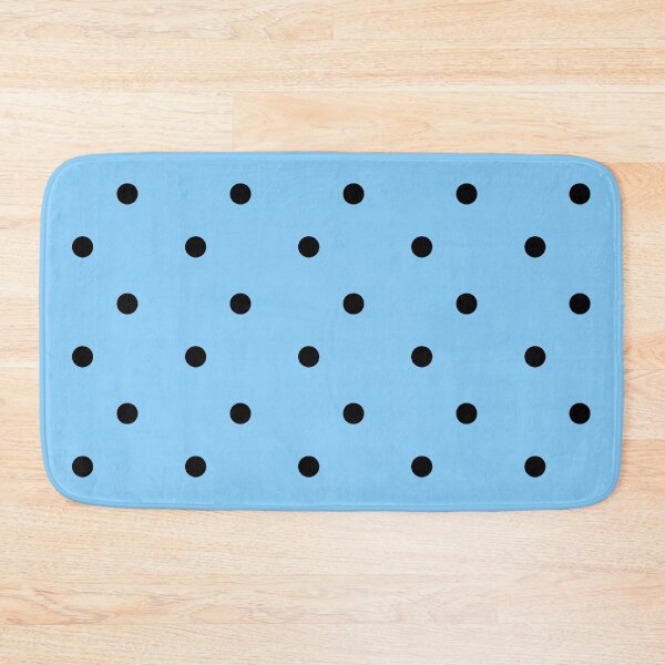 Item preview, Simple Light Sky Blue and Black Dots designed and sold by AlinaSCorner.