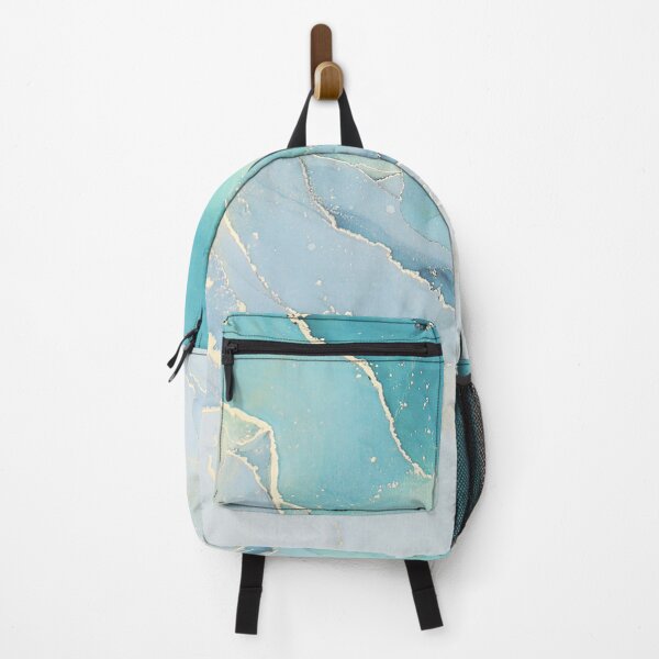 Item preview, Azure Color Acrylic Fluid Design designed and sold by Dream Bloom Gallery.