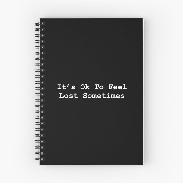 Item preview, It’s ok to feel lost sometimes positivity text designed and sold by DDalaland.