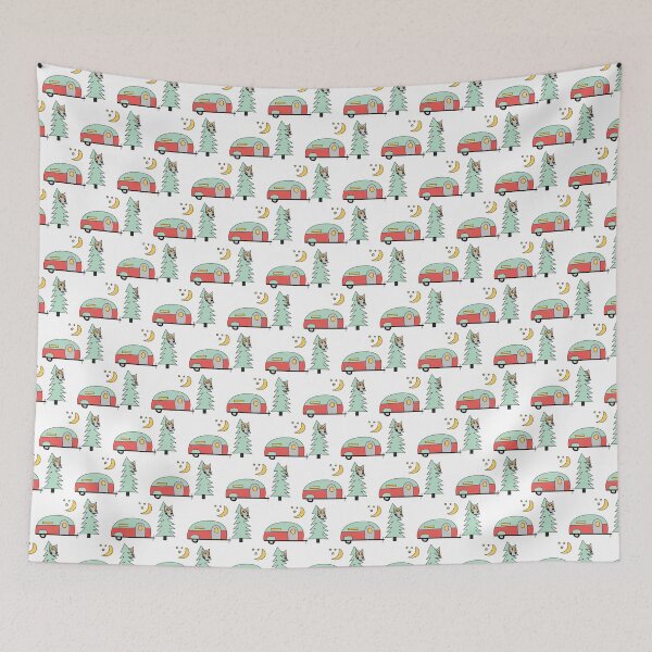 Item preview, Cute Vintage Camper Pattern  designed and sold by sjohnson70.