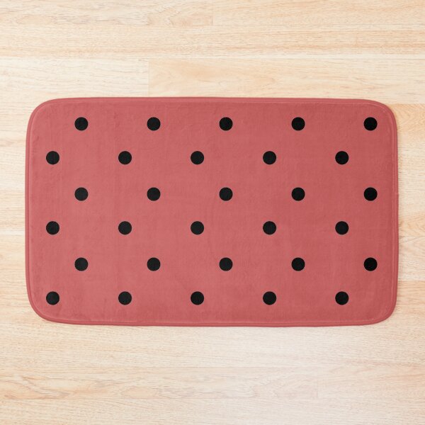 Item preview, Simple Indian Red and Black Dots designed and sold by AlinaSCorner.