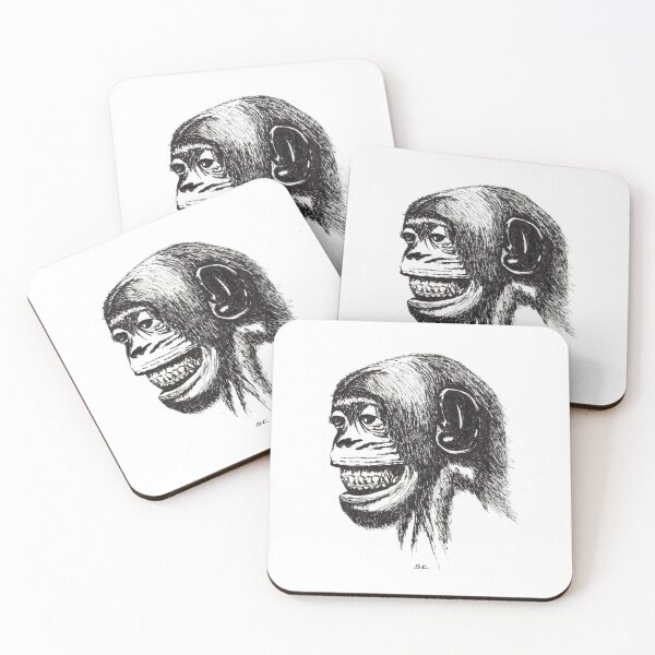 Item preview, Retrato de primate designed and sold by slumgullionsam.