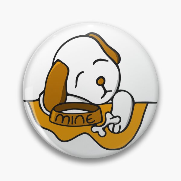 Item preview, Cute Sleepiness Dog Tired Satisfied Bone Milk designed and sold by halleinstyle.