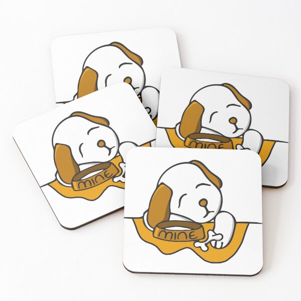 Item preview, Cute Sleepiness Dog Tired Satisfied Bone Milk designed and sold by halleinstyle.