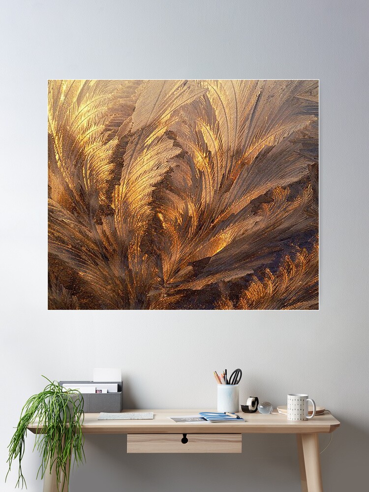 Gold Feathers Poster for Sale by Victoria Swigart