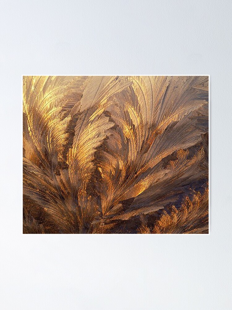 Gold Feathers Poster for Sale by Victoria Swigart