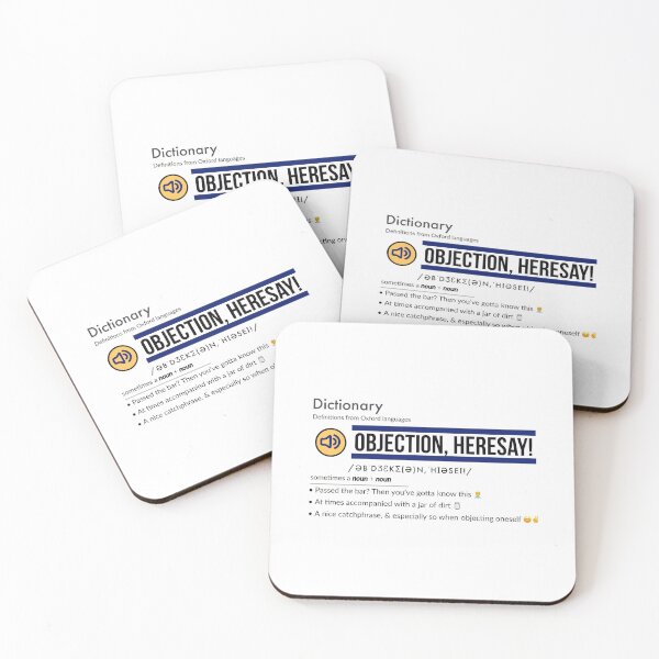 Item preview, Objection Hearsay Your Honor Johnny Depp Exclusive Dictionary Definition designed and sold by Hayari 流行り.