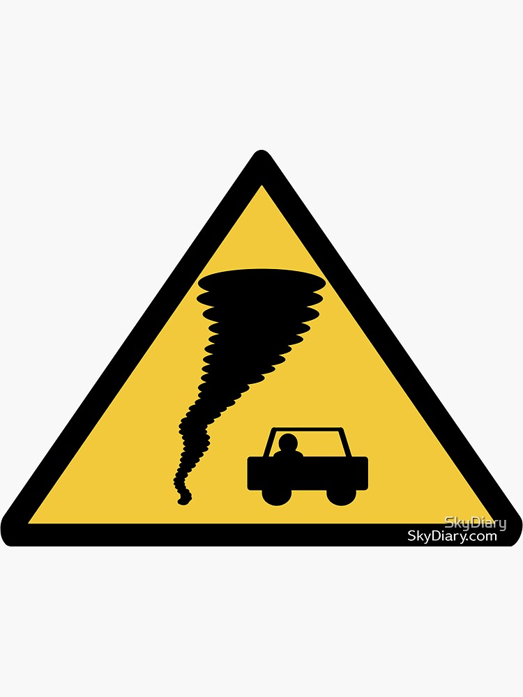 Caution Tornado! Storm Chasers Warning by SkyDiary