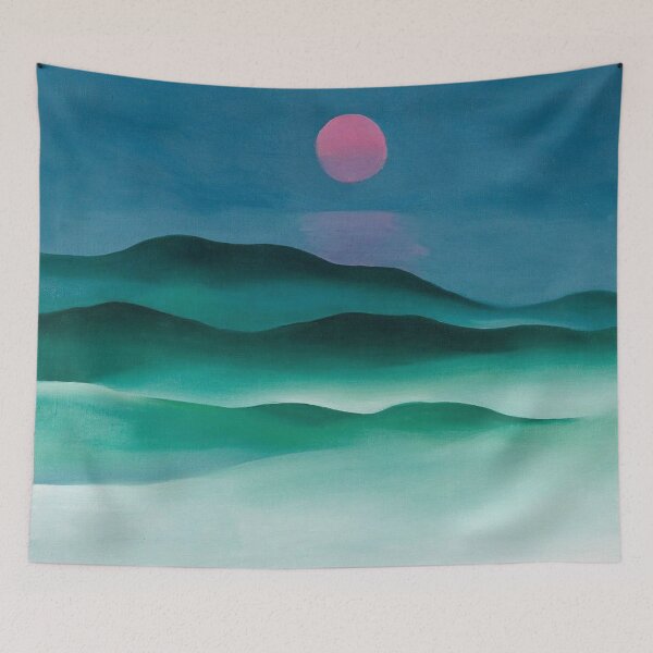 Item preview, Pink Moon over Water (1924) by Georgia O'Keeffe  | Pink Moon over Water | Georgia okeefe paintings, Georgia  o keeffe paintings, Georgia o'keefe art designed and sold by TeeARTHY.