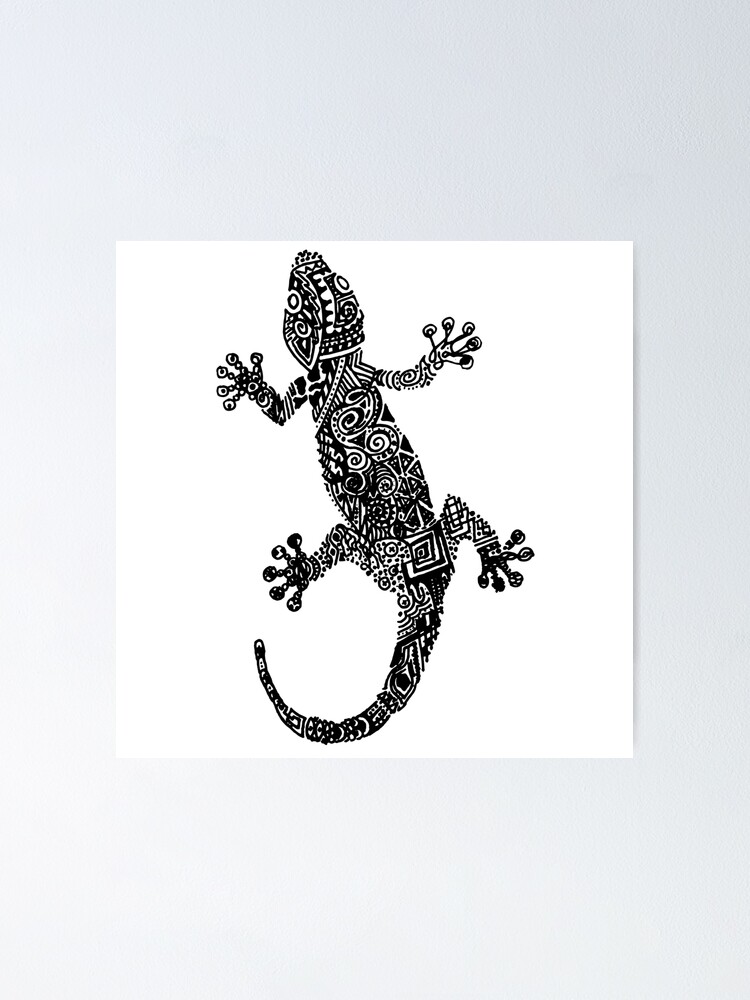 Thumbnail 1 of 3, Poster, Complex Gecko designed and sold by wicat.
