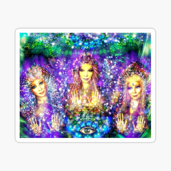 Sisterhood of the divine feminine - May healing happen Sticker