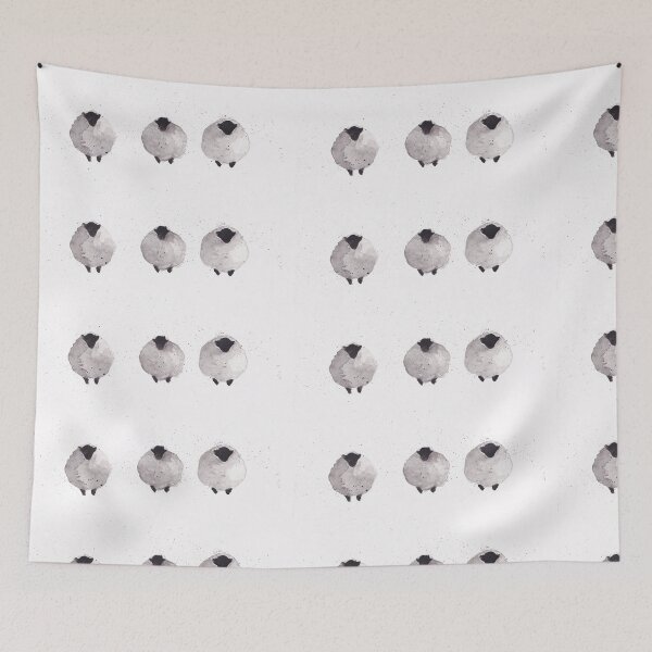 Item preview, 3 SHEEP LC designed and sold by Ivy & Foxglove Designs.
