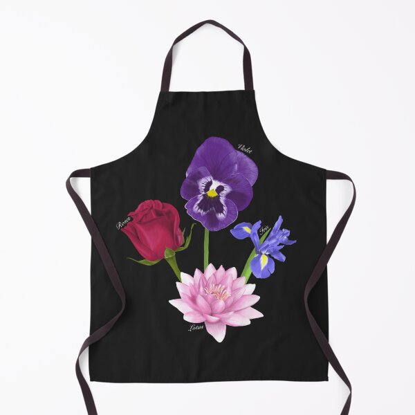Item preview, Roses/Lotus/Violet/Iris black designed and sold by kaylajsdesigns.