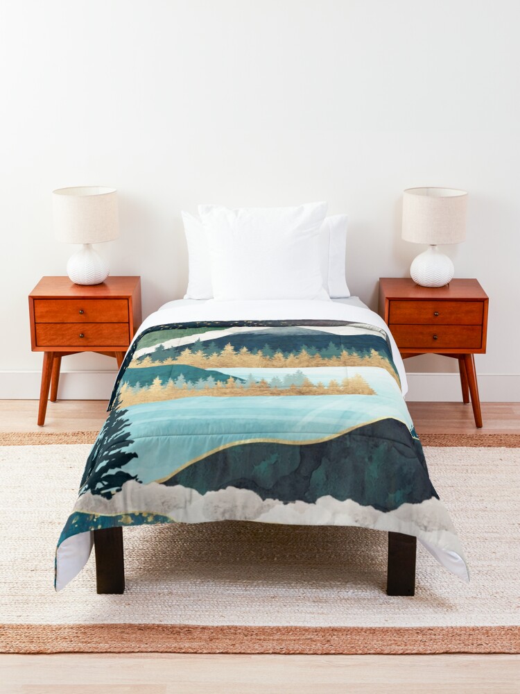 Star Lake Comforter for Sale by spacefrogdesign