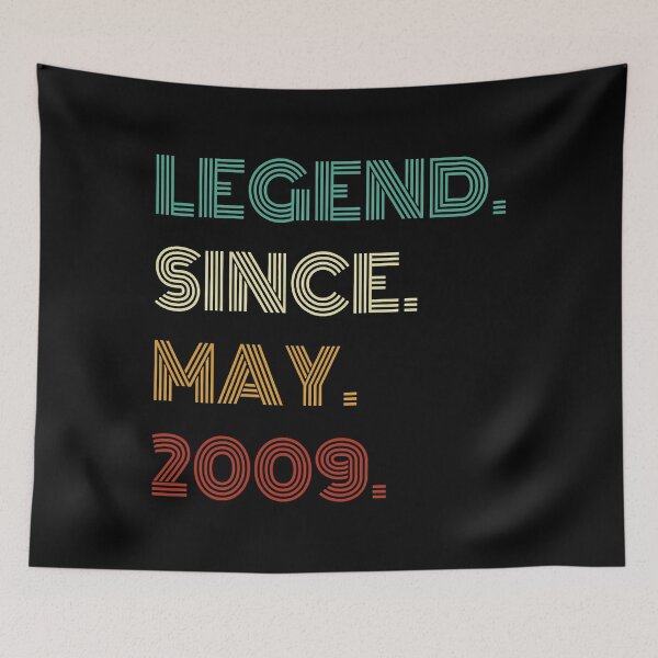 Item preview, 13 Years Old Legend Since May 2009 13th Birthday designed and sold by frontvernacular.