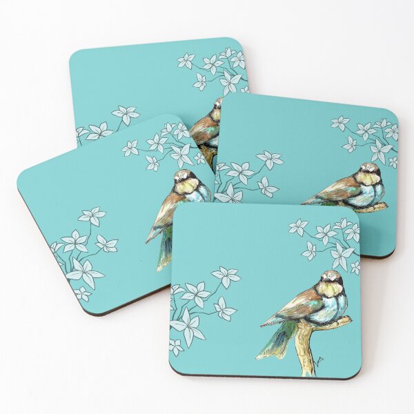 Item preview, Bee-eater with flowers designed and sold by Verónica Alcalde Laserna.
