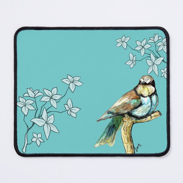 Item preview, Bee-eater with flowers designed and sold by Verónica Alcalde Laserna.