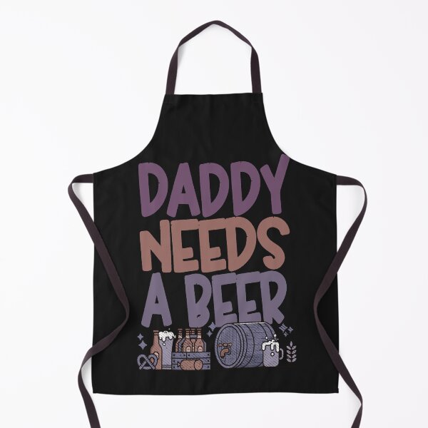 Item preview, Daddy needs a beer Funny Quote designed and sold by VichallanStudio.