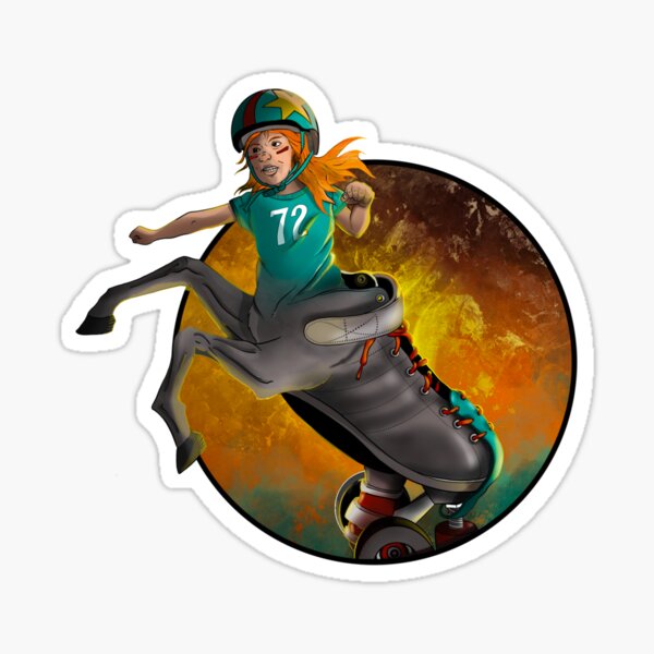 Roller Derby Centaur Sticker