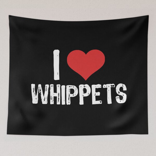 Item preview, I Love Whippets designed and sold by The "I Love Everything" Shop.