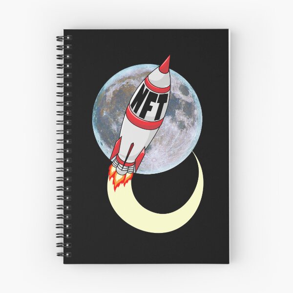 Item preview, NFT To The Moon Blockchain Non Fungible Token Rocket NFT Gear designed and sold by DynamicDesign.