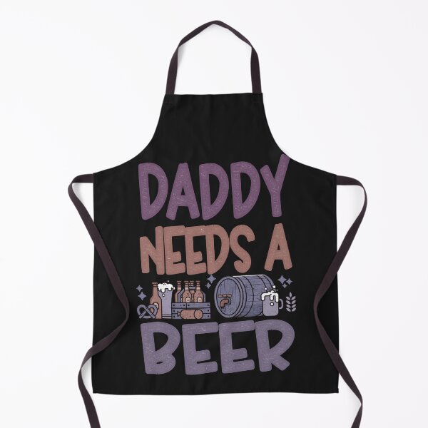 Item preview, Daddy needs a beer Funny Quote designed and sold by VichallanStudio.