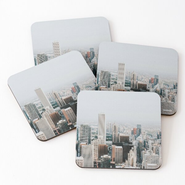 Item preview, Skyscrapers in Chicago designed and sold by apopofbeauty.