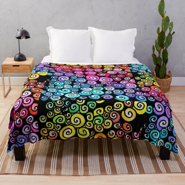 Item preview, Pattern with Rainbow Spirals designed and sold by CarolineLembke.