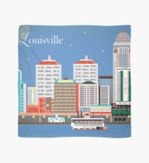 Louisville, Kentucky - Skyline Illustration by Loose Petals Scarf