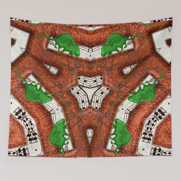 Item preview,  Funny pattern of rats dancing on a music score inside a labyrinth5. designed and sold by Ralek.