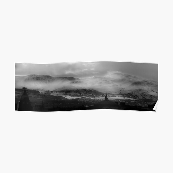 Pentland Hills Snow Storm Poster