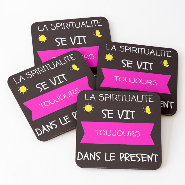 Aperçu de l'œuvre spiritualité présent citation cadeau créée et vendue par Scelai.