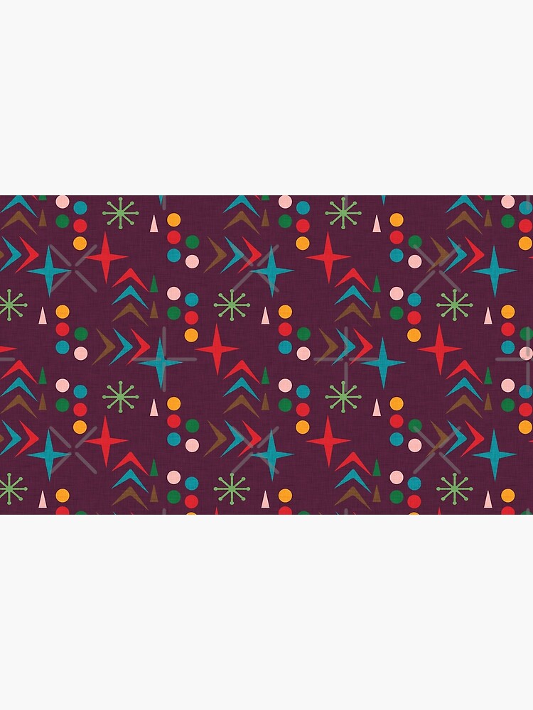 Atomic pattern purple mid century modern #homedecor by susycosta