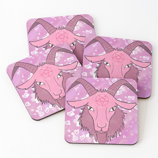 Item preview, Pink Kawaii Baphomet  designed and sold by cryptcreations.