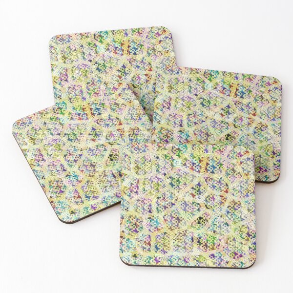 Item preview, Geometric colorful patterns with cubes designed and sold by AleFairyland.