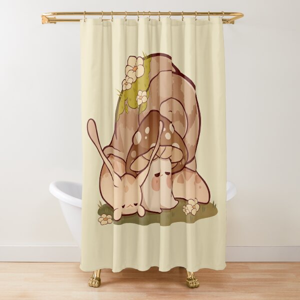 Cute mushrooms and friends Shower Curtain for Sale by Rihnlin